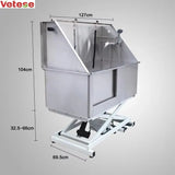 2026 Wholesale Price Pet Grooming Stainless Steel Electric Lifting Dog Bath Tub