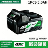 Hitachi HiKOKI 18V/36V 5.0Ah Lithium Battery BSL1840 BSL1850 Fit DS18DSL C18DSL High Power Long Runtime Power Tool Battery
