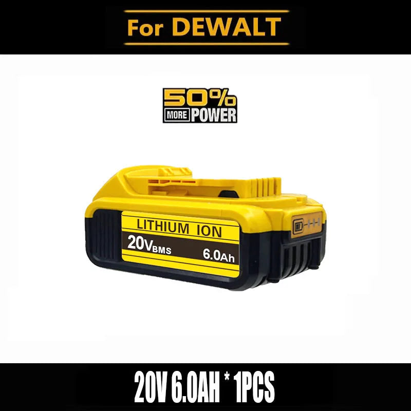 Compatible Replacement Battery For DeWalt 20V/60V 12Ah Lithium Battery Fit DCB200 DCB203 DCB204 DCB205 DCB206 Power Tools