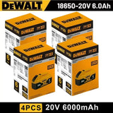 6Ah 9Ah DeWALT 100% Original Battery 20V/60V MAX FlexVolt for DCB606 DCB205 DCB206 DCB209 DCB182 Power Tool with Battery