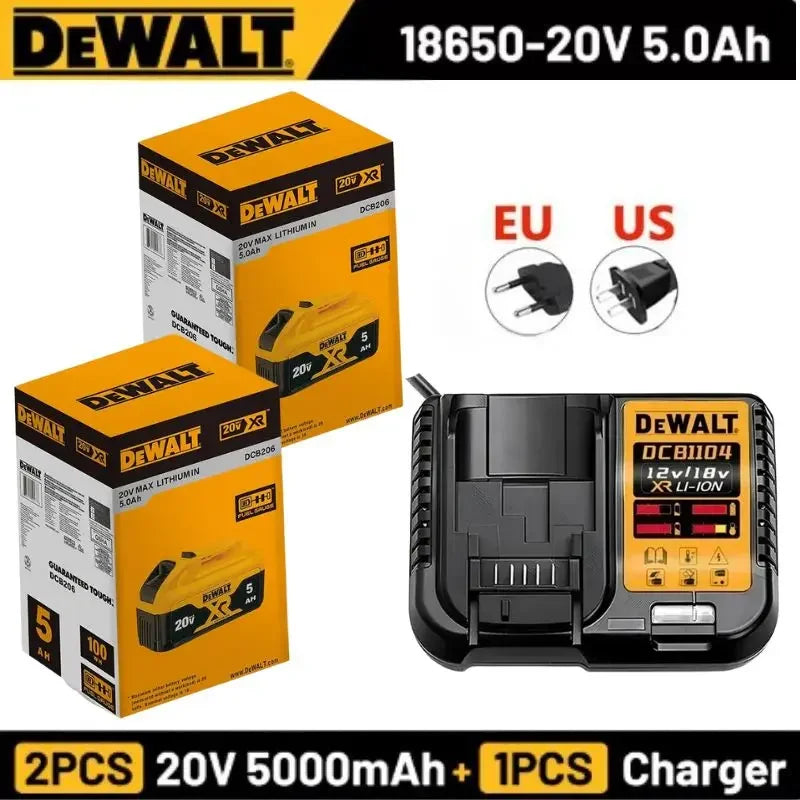6Ah 9Ah DeWALT 100% Original Battery 20V/60V MAX FlexVolt for DCB606 DCB205 DCB206 DCB209 DCB182 Power Tool with Battery