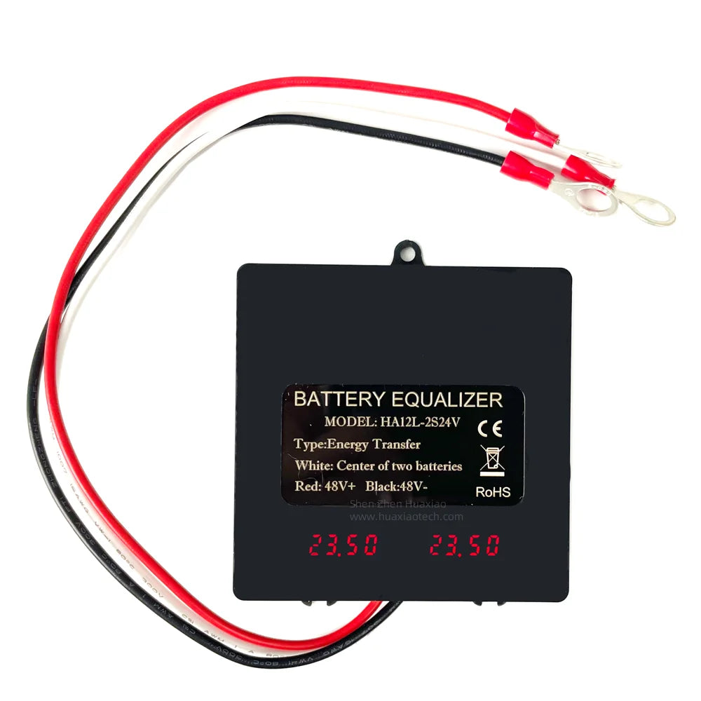 48V Battery Balancer Equalizer for 2x24V Battery System Voltage Equalizer HA12L-2S24V