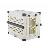 Customizable Kennel Crate Quality Assurance Aluminum Heavy-duty Folding Pet Cage Stackable Commercial Dog