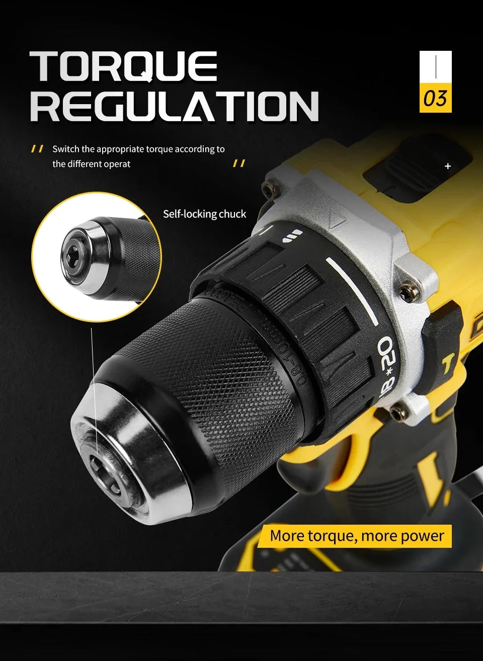 DEWALT 20V MAX Brushless Compact Hand Drill Impact Drill Rechargeable Lithium Battery Electric Screwdriver DCD805