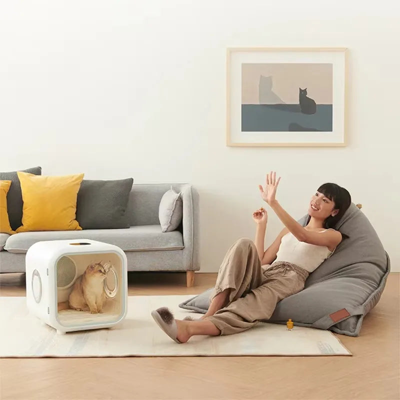 Automatic Smart Pet Drying Box Cat Blowing Drying Fan Dog Bathing Water Blowing Machine Hair Dryer