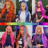 HD Transparent 613 Blonde Straight 200 Density 13x4 13x6 Lace Front