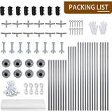 12x20 FT Carport, Heavy Duty Carport Canopy with Roll-up Windows, Portable Garage with Removable Sidewalls & Doors, Boat,Gray
