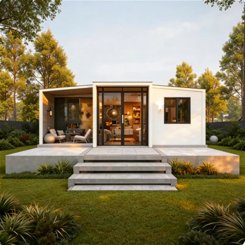 Container House Luxury 40 Feet Assemble Prefab Mobile Home with Pot House Feature for Bedrooms or Mall Use Modular House