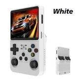 R36 Open Source 64G Handheld game console best Action Games  Linux System 3.5 IPS Screen