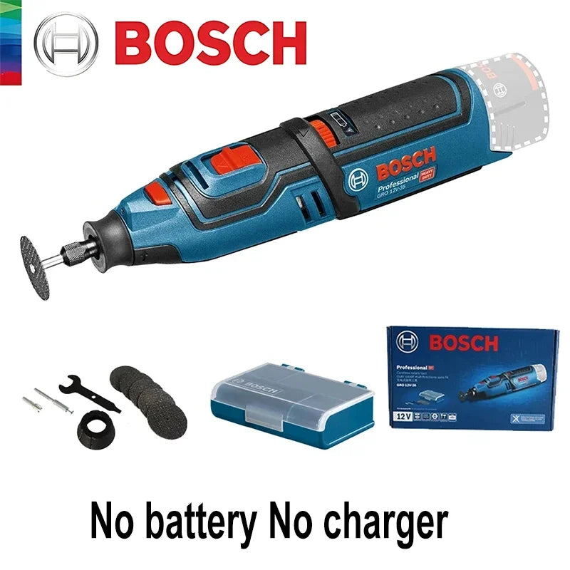 Bosch GRO 12V-35 Cordless Grinder 12V Electric Rotary Multi-Purpose Tool for Engraving Sanding Polishing Drilling Power Tools
