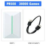 Retro Gaming External Hard Disk For PC Retrobat + Playnite 500GB Emulation Drive With 38000 Games For PS3/PS2/Switch/WIIU/N64