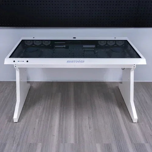 Computer Case Integrated High-End Cool Special-Shaped Game Tables Built-in Fully Transparent Large Case Computer Desk