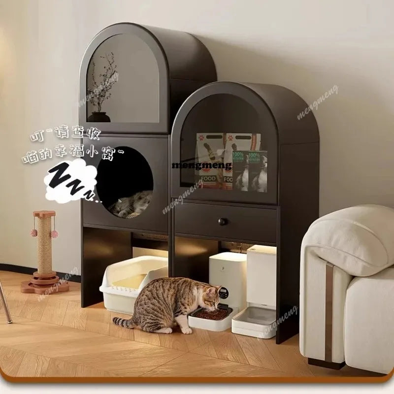 Cat nest Pet products Storage integrated locker Household indoor cat villa Sofa side locker