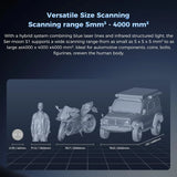 Creality Sermoon S1 With Scan Bridge 3D Scanner Deep Hole Scanning 34+7+ONE Plus Blue Laser Line / NIR Light High Accuracy CR-Sc