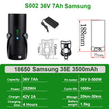 Mini Bottle EBike Battery 36V 10.5Ah 9Ah 48V 7Ah San-yo 18650 Li-ion Battery Pack for Bafang TSDZ2 250W 350W 500W Motor