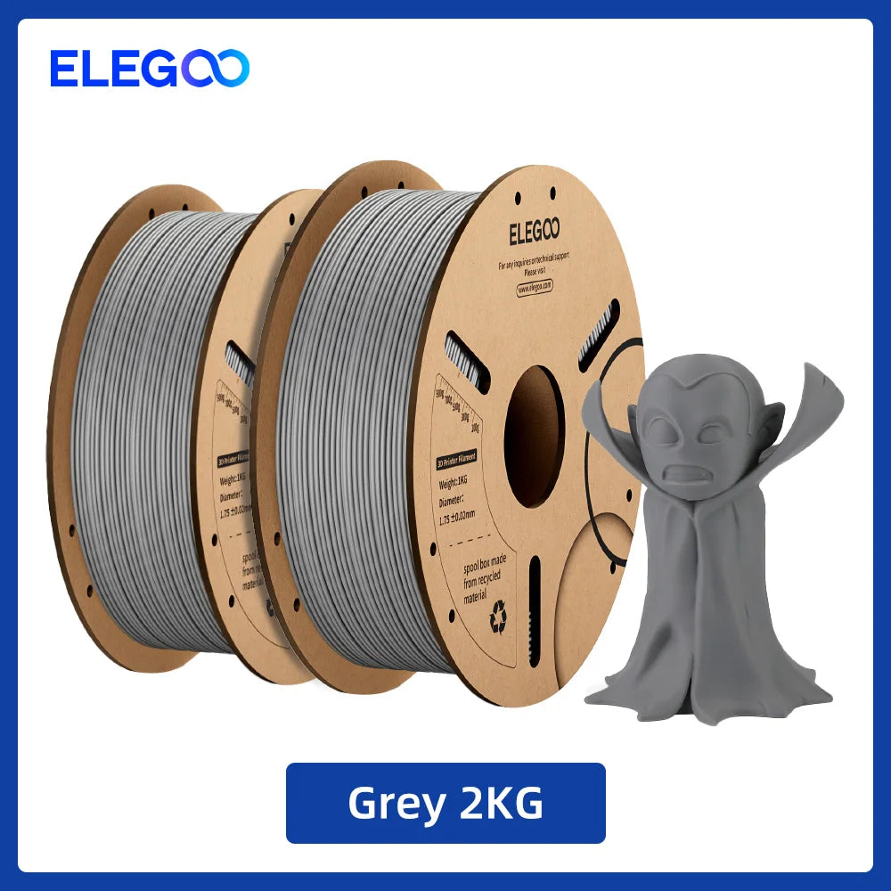 ELEGOO PLA Filament 10KG 1.75mm Plastic 3D PLA for 3D Printer Filament for FDM 3D Printer Elegoo
