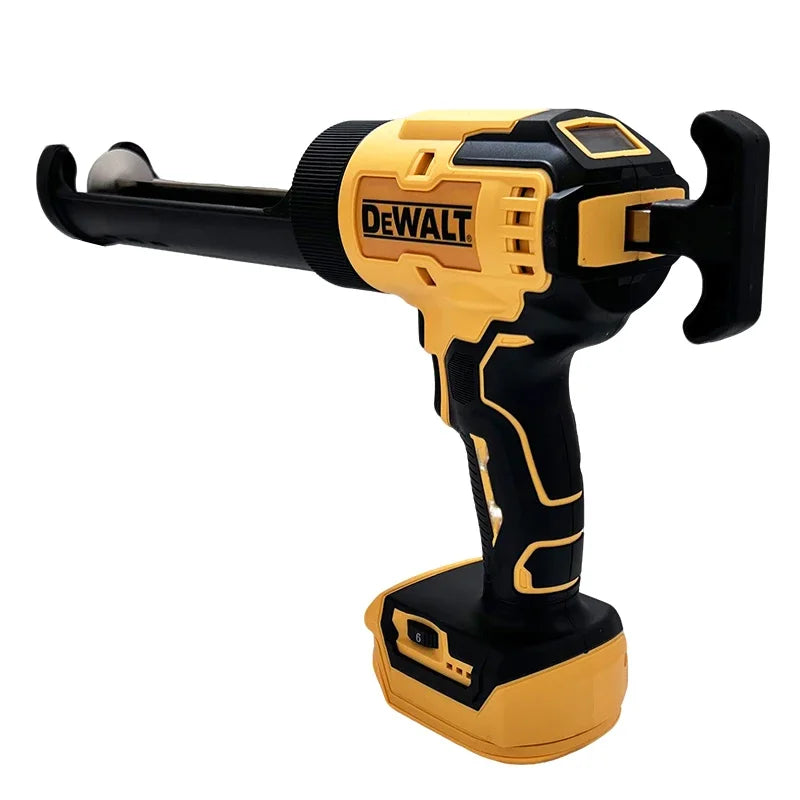 DeWalt  Cordless Electric Caulking Gun 6-Speed for Doors 20V Windows Glass Sealant Adhesive Glue Gun with LED Light Power Tool