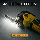DeWALT Brushless Oscillating Multi-Tools Electric Multifunction Tools Trimmer Shovel Cutting Machine Woodworking For 20V Battery