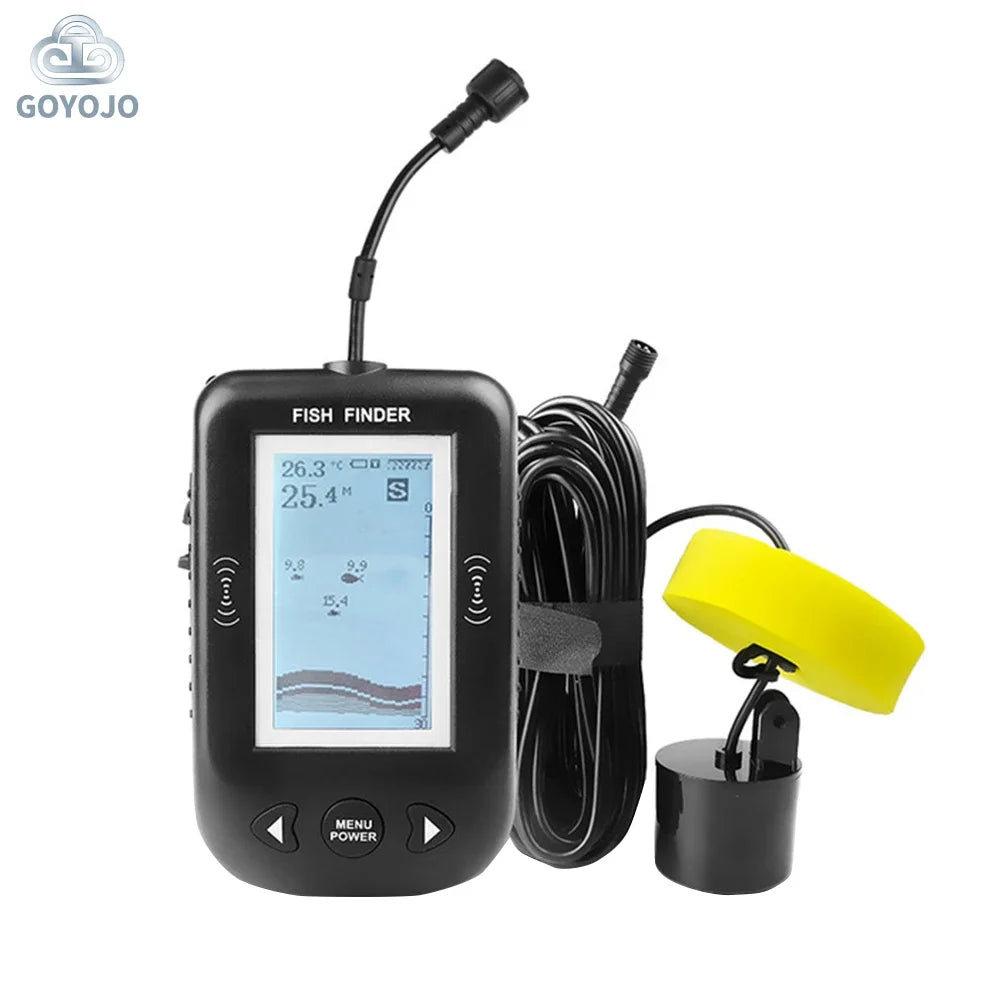 Fish Finder Sonar Wired Underwater HD Color Screen Fishing Device Ultrasonic Fishing Tackle Fishing Gear Depth 100m