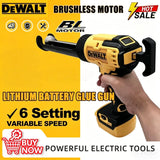DeWalt  Cordless Electric Caulking Gun 6-Speed for Doors 20V Windows Glass Sealant Adhesive Glue Gun with LED Light Power Tool