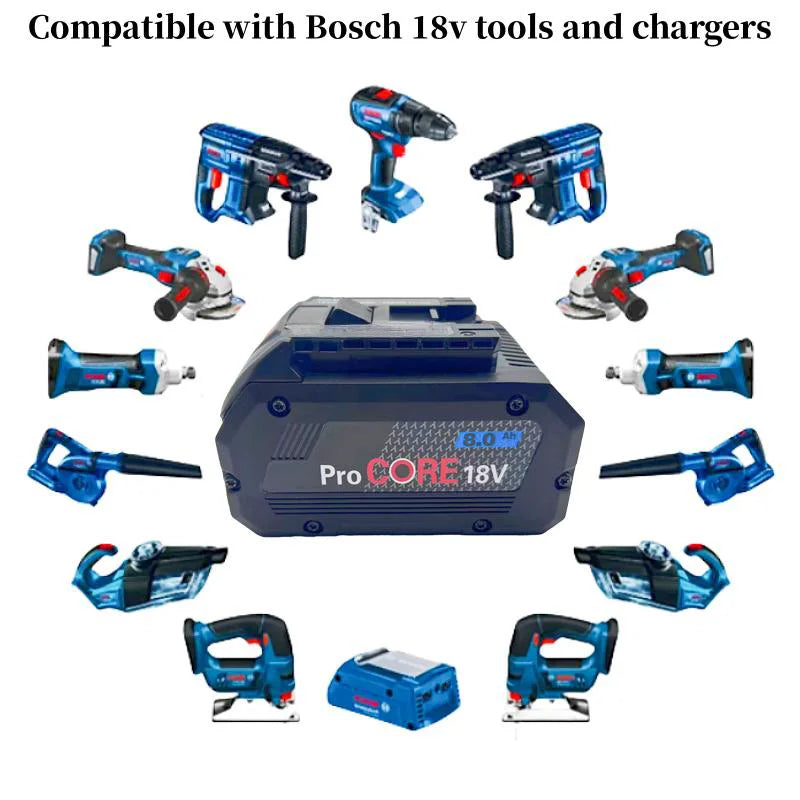 21700 18V Rechargeable Battery, 18V 8Ah/12Ah, Suitable for Tools BAT609 BAT618 GBA18V 21700 High-Power Power Battery