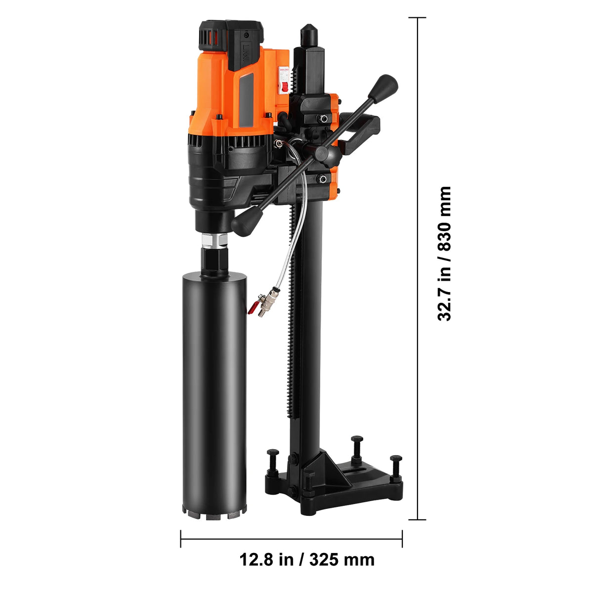 SucceBuy 3000W/3200W Core Drill Machine Drilling Diameter Diamond Stand Core Drill Rig Rugged Concrete Core Drill Wet Dry Use