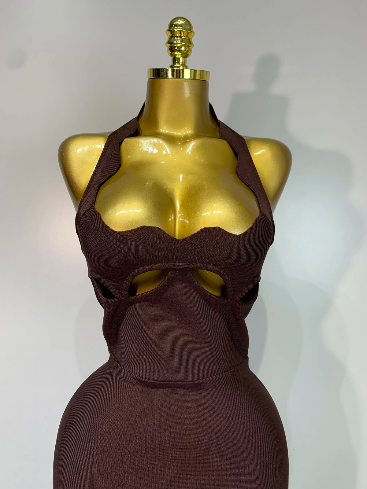 Women Halter Neck Sexy Cut Out Backless Bandage Long Dress Celebrity Elegant Evening Party Luxury Birthday Nightclub Dress