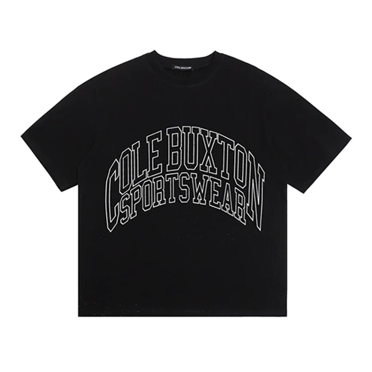 Classics Cole Buxton Simple Short Sleeve Men's Couple Ins Spring and Summer Loose Trend T-Shirt Women's CB Short Sleeve