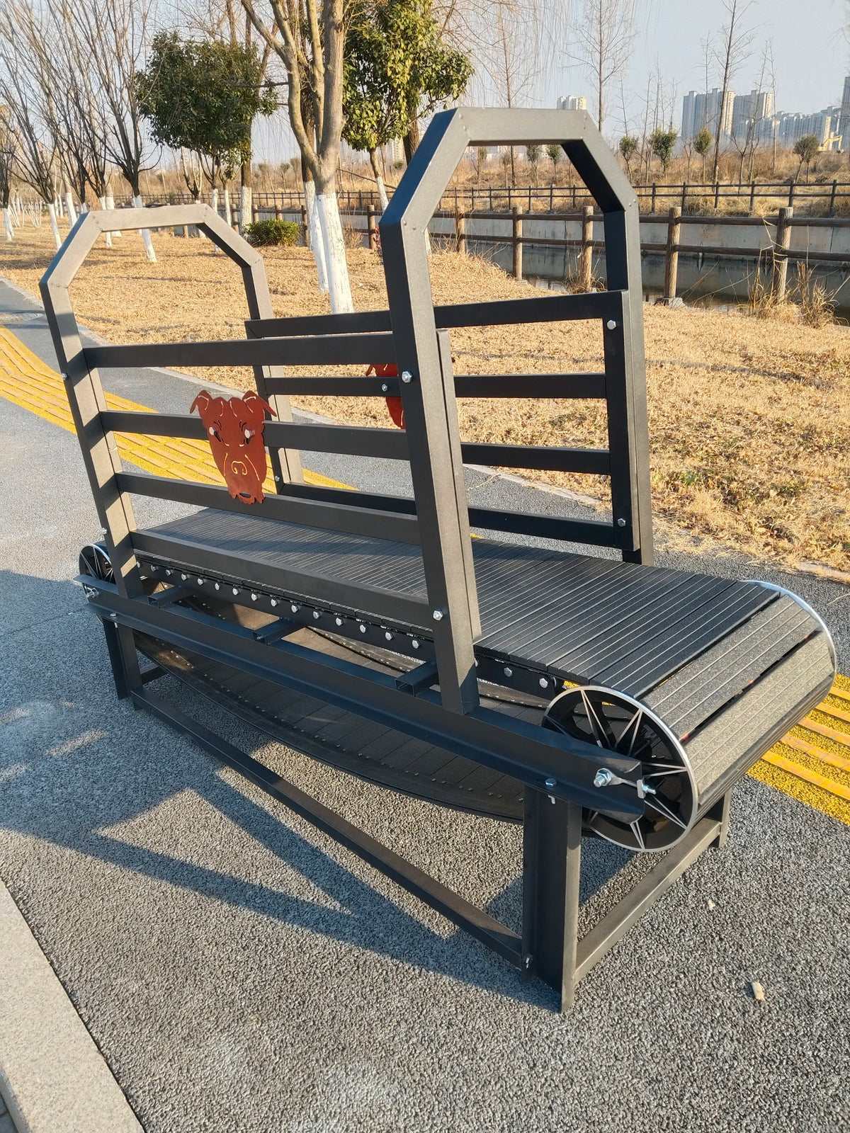 Pitbull treadmill training dog, fierce dog, Dugo equipment, endurance , equipment, horse dog