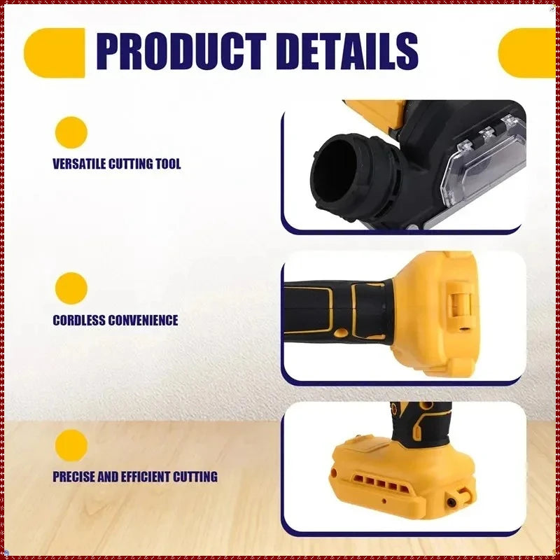 Dewalt 3 Inch Mini Angle Grinder Cordless Electirc CUT OFF Tool Cutting Circular Saw Power Tool For Dewalt Battery