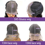 250 Density 13x4 13x6 HD Transparent Lace Frontal Wig Brazilian Wigs