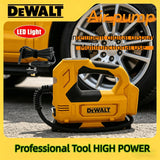 DeWALT 18V 20V Cordless Portable Air Pump Tire Inflator Electric Compressor For Car Motorcycle Bike Rechargeable Power Tool