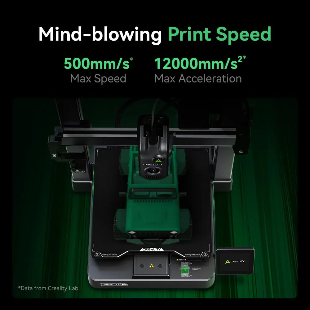 Creality Hi Combo 3D Printer Intelligent CFS Fast Print Speed 500 Mm/s Hands-off Calibrations Multi-color Desktop 3D Printing