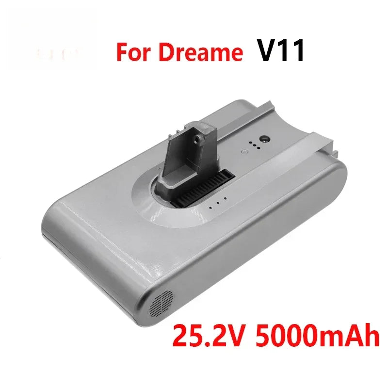 NEW 25.2V 7S1P 5000mAh For Dreame V11 V11SE V12 V12pro VVT1 VVN6 VVA1 VVN5 Wireless Vacuum Cleaner Battery Pack Replacement