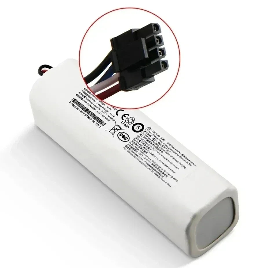 Original P2008-4S2P-MMBK Battery Replacement for Dreame D10s L10s D9 Pro D10 L10 D10 Plus D9 Max Z10 Pro Vacuum Cleaner
