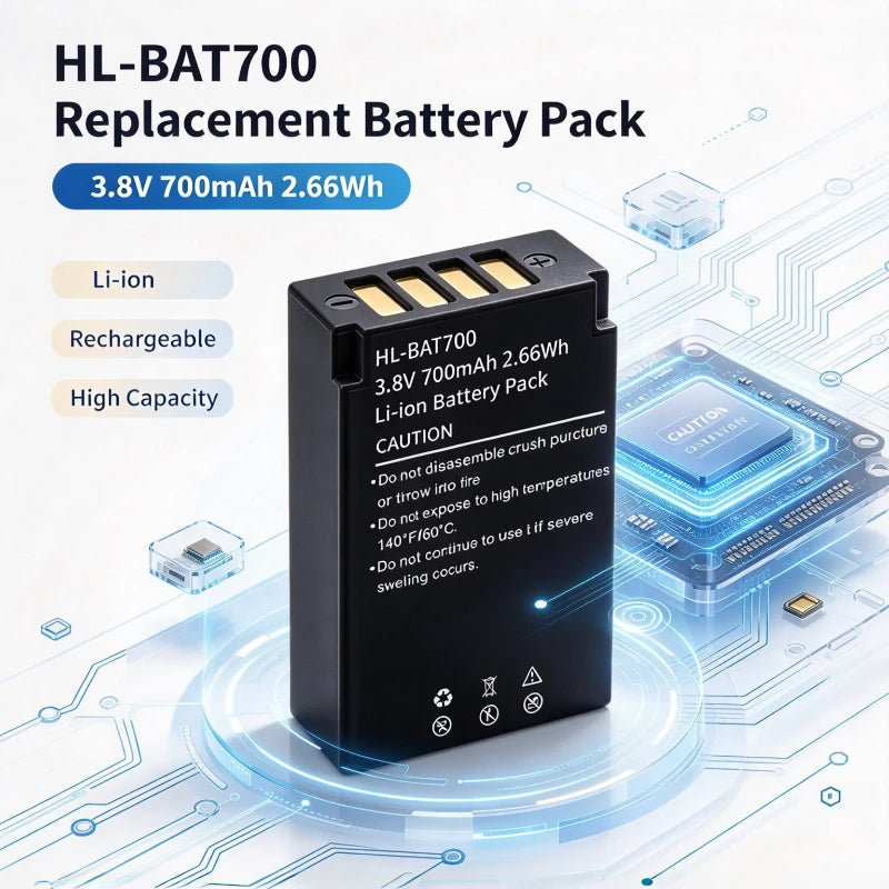 HL-BAT700 3.8V Rechargeable Battery 1ICP9/23/32 Replacement for Veken HOLLYVIEW Device