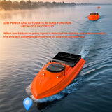 D80B 12V High-Speed Remote Control Bait Boat | IP66 Waterproof Fishing Boat with Bait Tray and Line Release