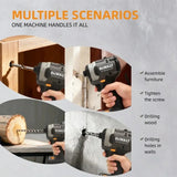 DeWalt DCF85M Electric Brushless Impact Screwdriver Adjustable Speed Lithium Battery Woodworking Drill for DIY Home Use