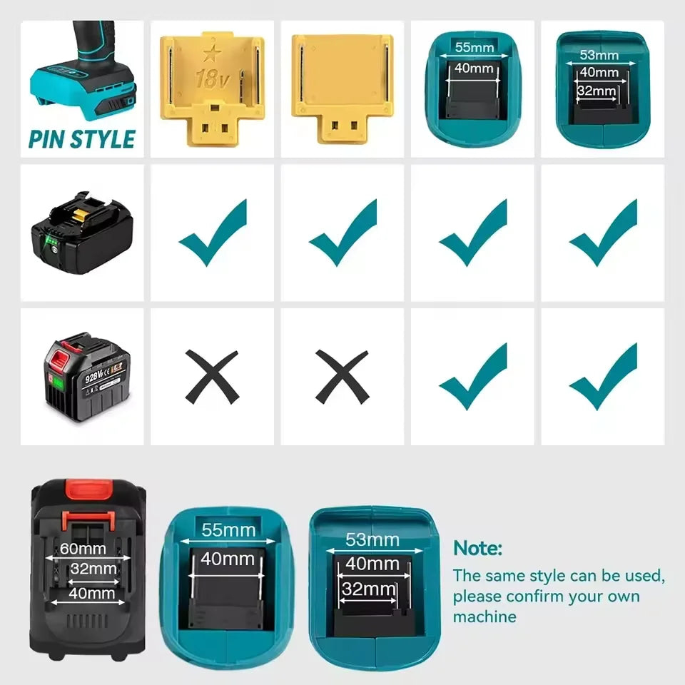 Rechargeable 18V 21V 388VF Li-ion Battery 3000-9000mAh High Capacity Long Lasting Fast Charging Durable for Makita Electric