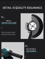 Original MachitaDGA404 125mmbrushlessangle grinding wheel for lithium-ion batterywirelesscutting and grinding Machita18Vbattery