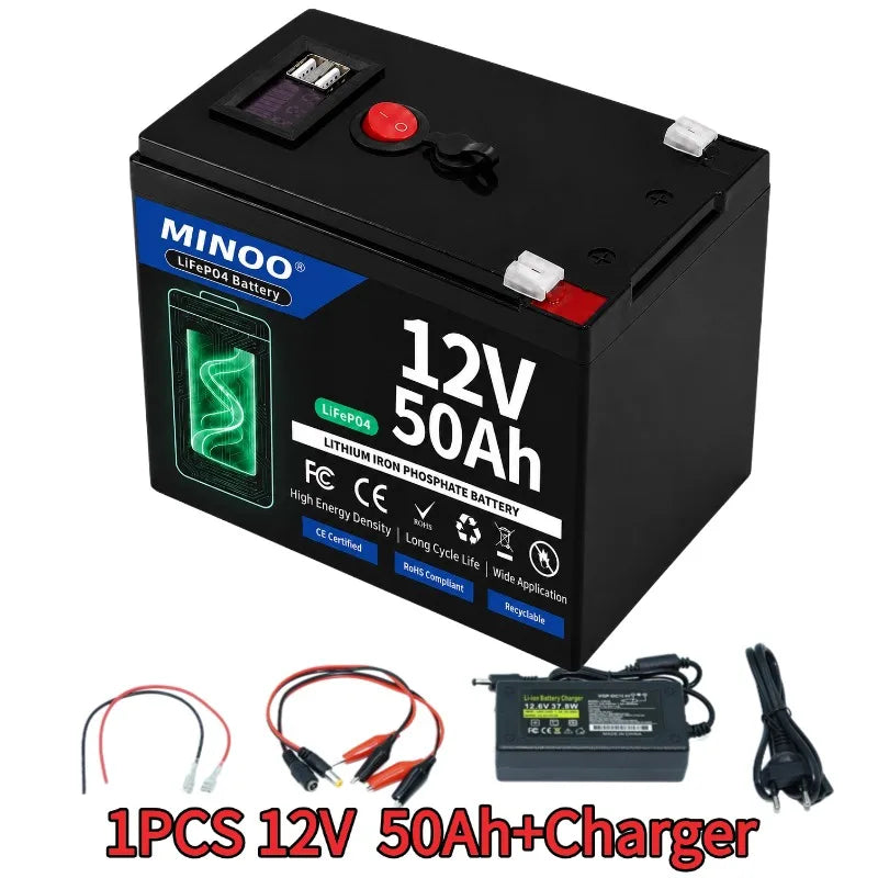 LIFEPO4 12V 21700 300AH Battery Is Integrated with BMS 200A for RV Solar External Rechargeable Network Lithium Iron Phosphate