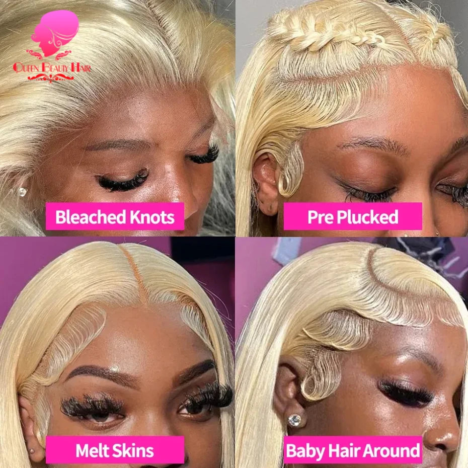 38 Inches 220 Density 360 Lace Frontal Wigs Straight Lace Frontal Wig