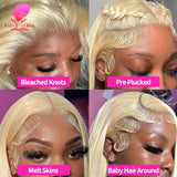 38 Inches 220 Density 360 Lace Frontal Wigs Straight Lace Frontal Wig