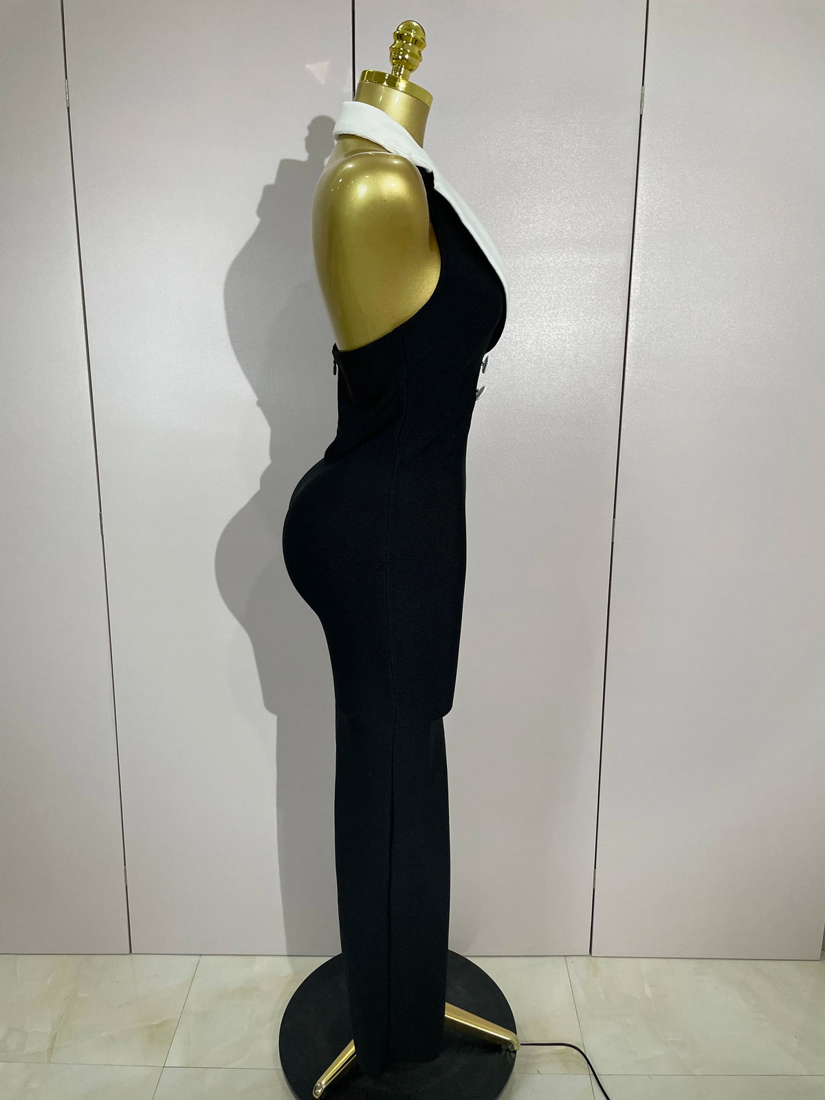 Women Sexy Halter Backless Sleeveless Bodycon Maxi Dress Celebrity Elegant Gown Club Birthday Evening Party Wedding Dresses
