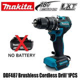 Genuine Makita 18V 6Ah 5Ah Rechargeable Battery for Makita Power Tools Li-ion Replacement 18v Battery+charger+Electric Drill