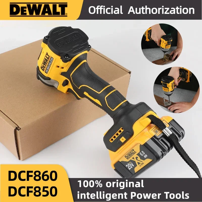 DeWalt DCF860 20V Rechargeable Cordless Electric Screwdriver, Lithium-Ion Battery, Power Tools, High Torque Original drill press