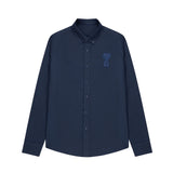 2026 New Men's Long Sleeve Casual Shirt Double Chest Pocket Button Up Soft Loose Linen Comfy Daily Work Street Outdoor Wear Tops