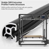 Tronxy VEHO-600 / PRO V3 Large Printing Szie 600*600mm 3D Printer Extrusion Profile Frame Structure Dual-axis Guide Railway