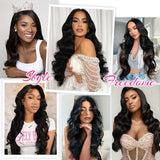 30 40 Inch 13x6 Body Wave Hd Human Hair Lace Frontal Wig 13x4 Body Wave Human Hair Wigs For Black Women Nature Black Brazilian