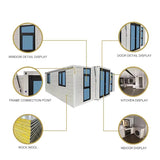 Tiny Home for Cold Winters Maison Container En Kit Complet Pre Made Homes Ready to Ship Modular House 3 Bed Prefabricated House